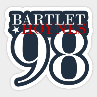 Bartlet-Hoynes '98 Sticker